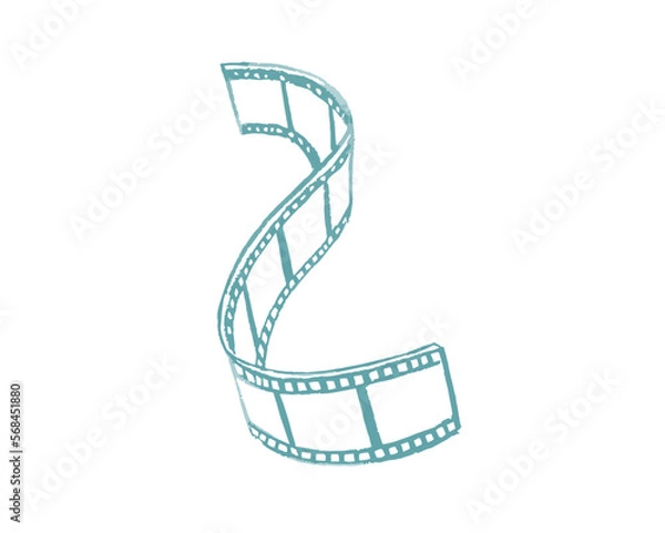 Obraz フィルム　写真　線画イラスト