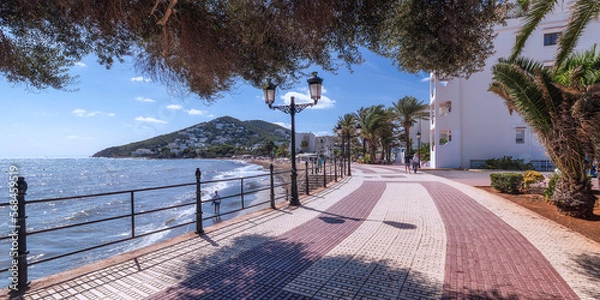 Obraz Santa Eulalia Promenade Panorama