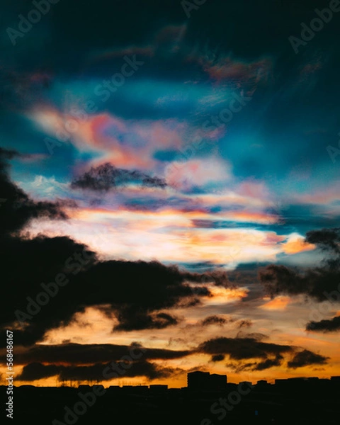 Obraz Polar stratospheric clouds