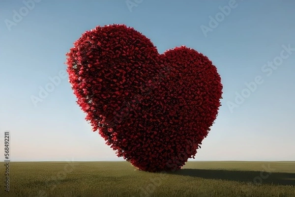 Obraz heart in the field