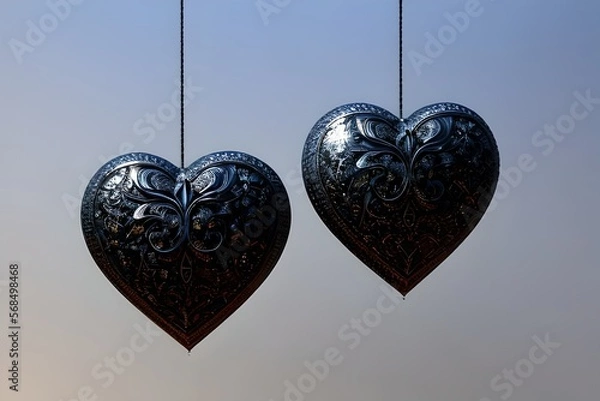 Obraz Two Hanging heats