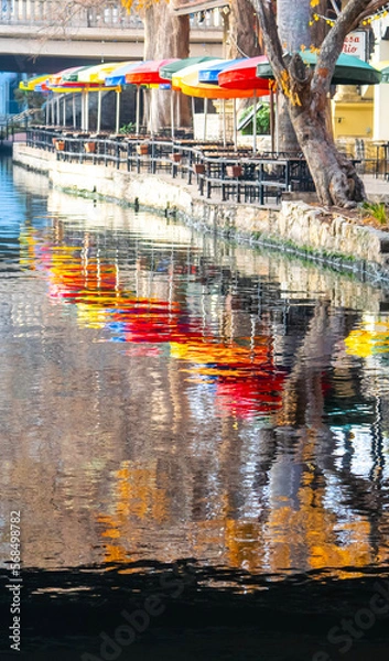 Obraz Reflected imbrellas