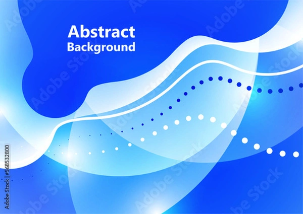 Obraz Abstract colorful background with vibes and circles. Composition of dynamic figures. Round shapes and circular design for wallpapers, banners, backgrounds or landing. Vector
