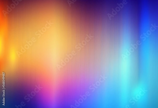 Fototapeta Ai-Generated Render of an Abstract Vibrant and Colorful Illusionary Visual Art