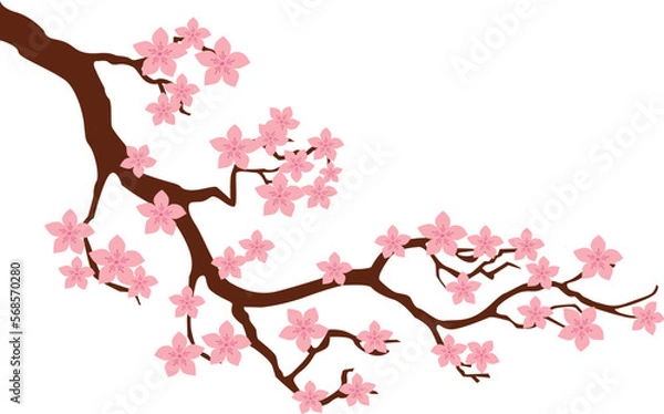 Obraz pink cherry blossom
