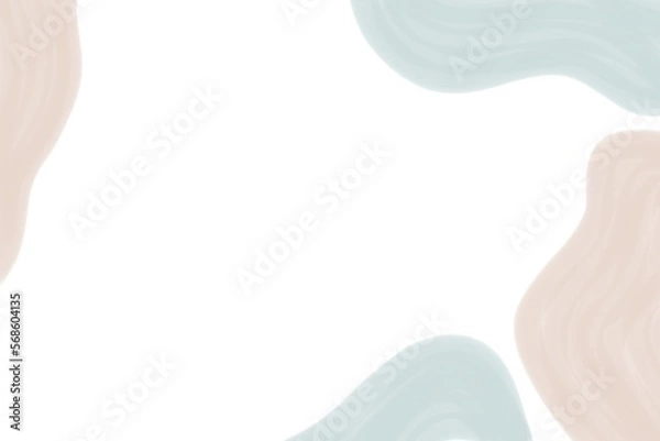 Obraz Abstract shapes background with pastel pink and blue colors
