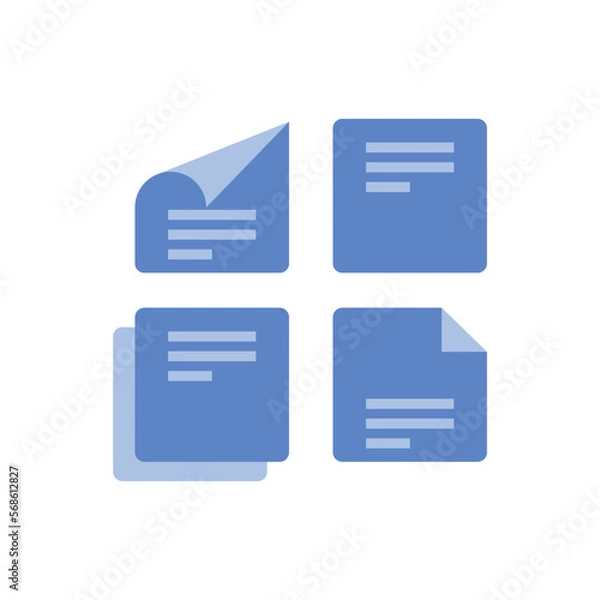 Fototapeta Simple file icon vector illustration