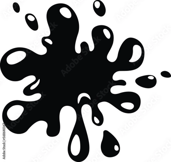 Fototapeta water splash symbol vector design illustration
