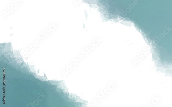 Obraz ちぎり和紙風斜めフレーム青