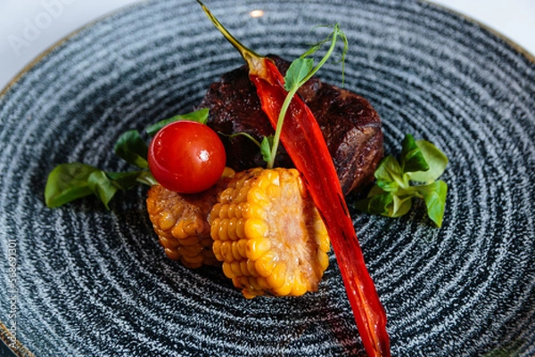 Obraz grilled vegetables on a plate