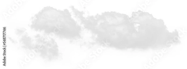 Obraz Isolated PNG cutout of a cloud on a transparent background, ideal for photobashing, matte-painting, concept art
