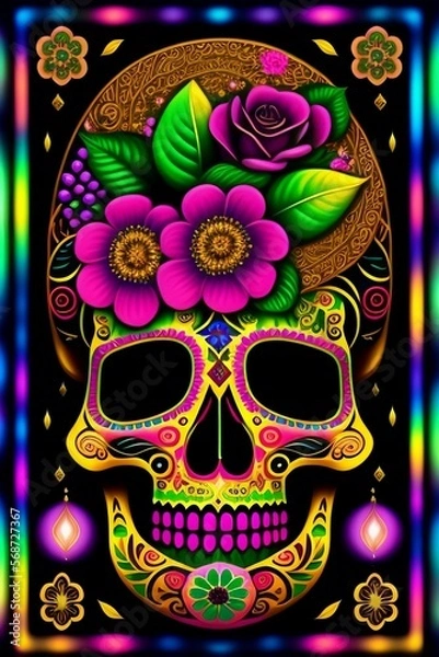 Fototapeta abstract floral background