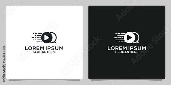 Obraz Element for broadcasting or online tv live streaming program. Video stream icons.