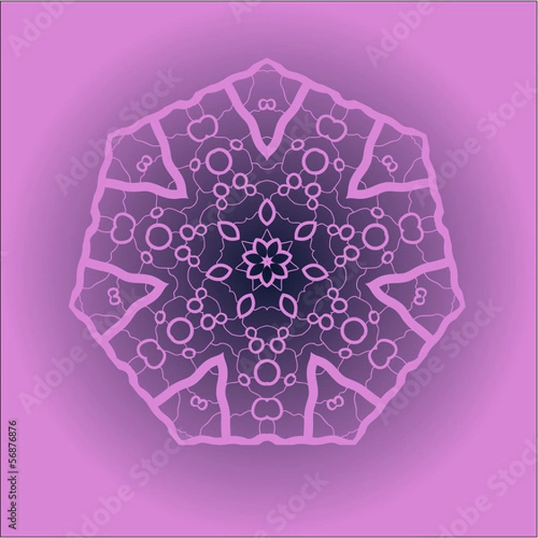 Fototapeta Vintage Indian Ornament