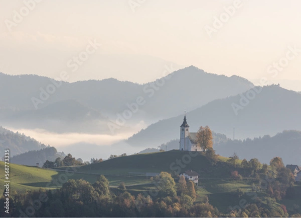 Obraz Kapliczka w Alpach