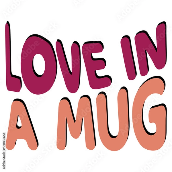 Obraz love in a mug