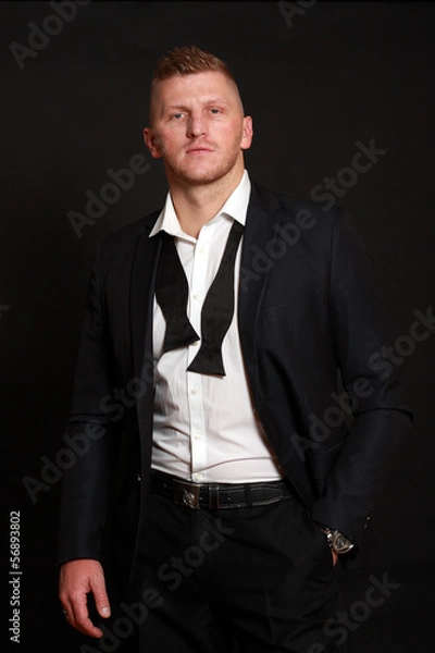 Obraz Young Businessman suit