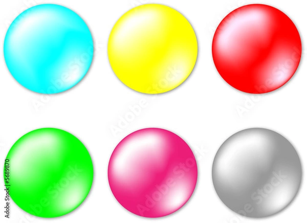 Fototapeta color balls