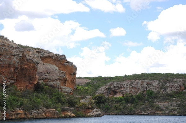 Obraz boat on the river