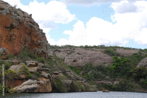 Obraz boat on the river