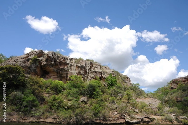 Fototapeta clouds over the mountains