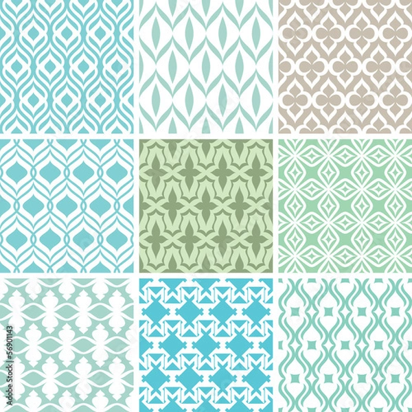 Fototapeta abstract seamless patterns