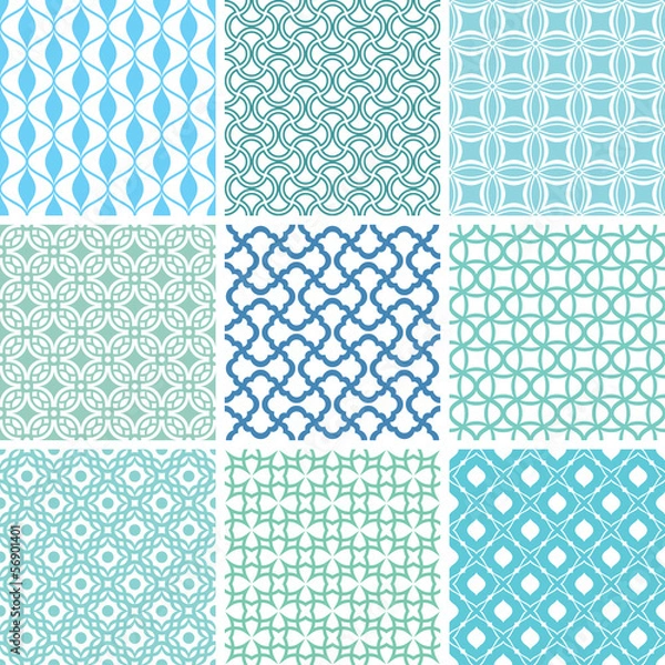 Fototapeta abstract seamless patterns