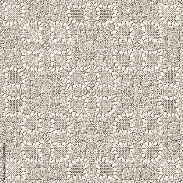 Obraz Old lace texture, vintage seamless pattern
