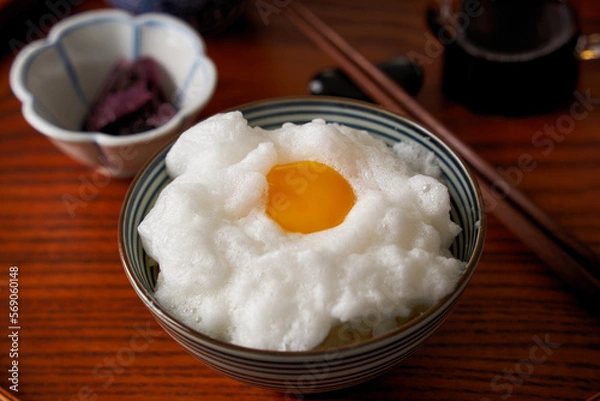 Fototapeta ふわふわ卵かけご飯