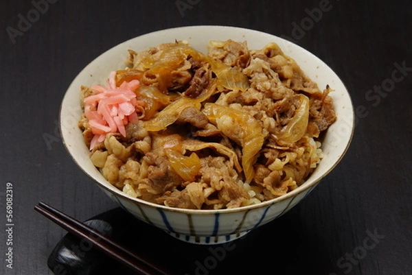Fototapeta 牛丼　和食