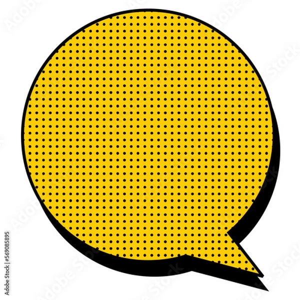 Obraz 90s Geometric Shape Dot Halftone