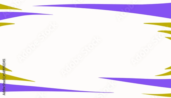 Fototapeta Abstract background with yellow and purple patterns on a white background