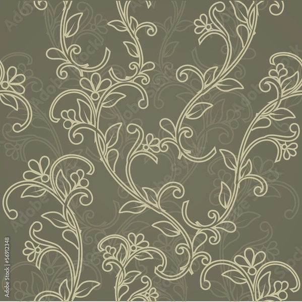 Fototapeta seamless floral pattern. eps10