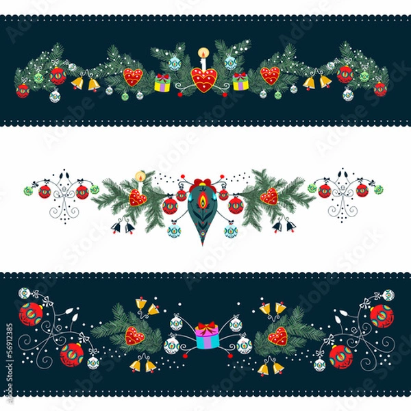 Obraz Ozdoby na Boże Narodzenie