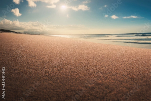 Obraz sunset on the beach for reality tv show backdrop