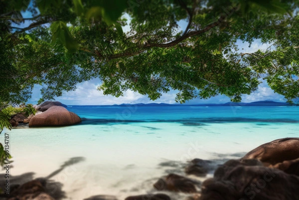 Obraz tropical paradise beach beautiful water ocean