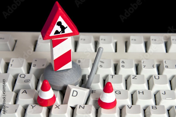 Obraz Prace konserwacyjne na komputerze