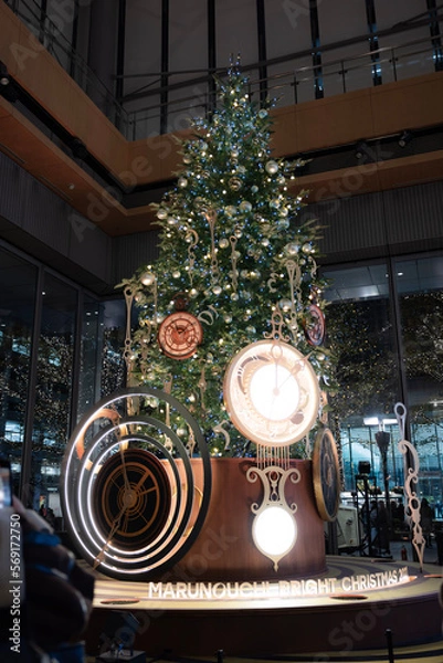 Obraz christmas tree lights