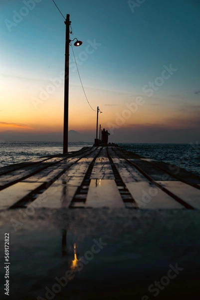 Obraz sunset on the beach