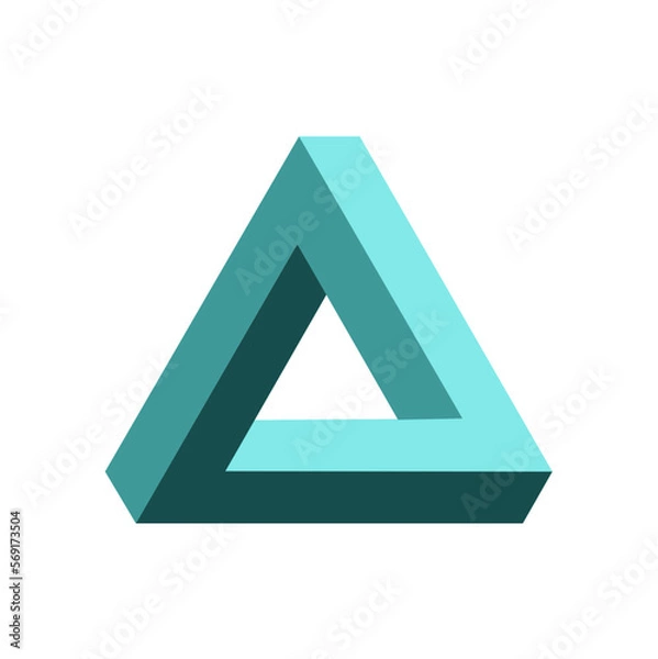 Fototapeta Impossible figure