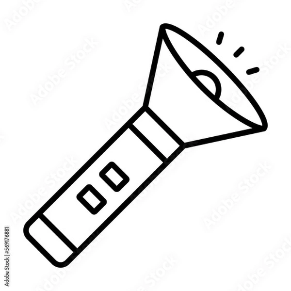 Fototapeta Flashlight Icon