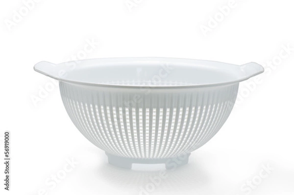 Obraz Escurridor de plástico blanco