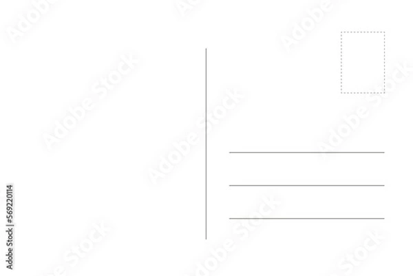 Obraz Postcard mail vintage frame background