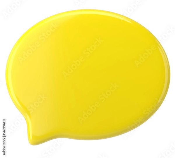 Fototapeta Speech bubble. Chat bubble. 3D .