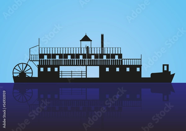 Fototapeta Пароход