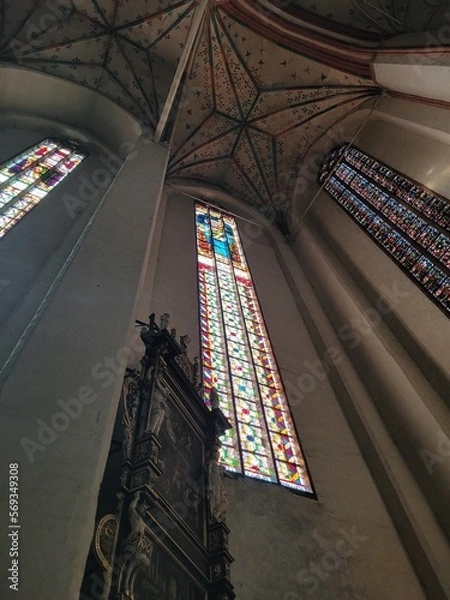 Obraz station at night