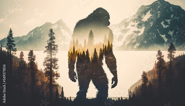 Obraz Bigfoot Double Exposure
