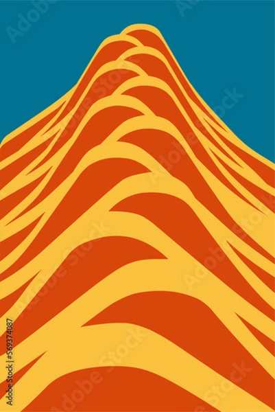 Obraz minimalist abstract architecture vector graphic 