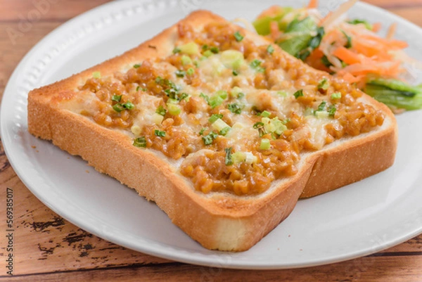 Obraz 納豆トースト