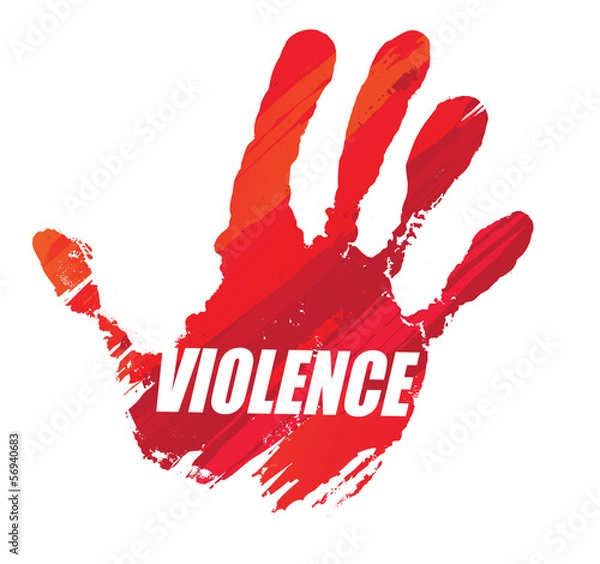 Obraz non à al aviolence